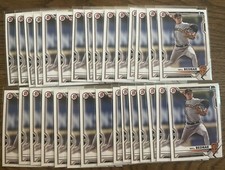 x30 Card Lot 2021 Bowman Draft Will Bednar #197 RC Rookie Giants