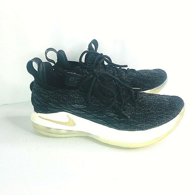 nike lebron xv 15 black gold