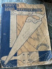 UNITS in HAND WOODWORKING by Douglass Roberts Book Textbook Guide Vintage 1946