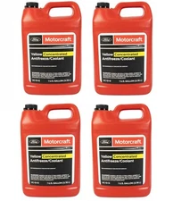 4x Engine Coolant Antifreeze YELLOW CONCENTRATED MOTORCRAFT VC-13-G