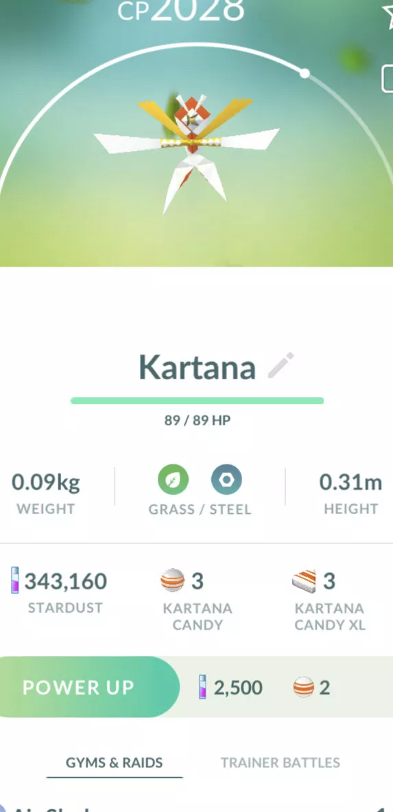 Kartana  Pokédex