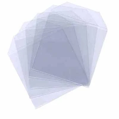 Clear Plastic CD DVD Blu-ray Covers Sleeves Case Wallet Envelopes 100-1000 UK