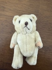 VTG 5" Mini Plush Teddy Bear Cream Stuffed Animal Toy by Wang's International