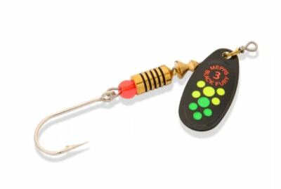 Mepps Black Fury Lure with Siwash Hook #3
