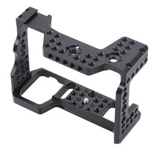 US CNC Aluminum Camera Cage w/Cold Shoe 1/4" 3/8" Mount for Sony A9 A7RIII A7III