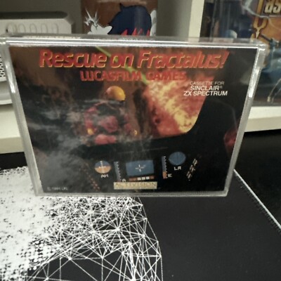 ZX Spectrum -- Rettung auf Fractalus! - Spiel Original Release Selten - Activision