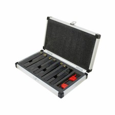 1/2 Shank 7 Pc Indexable Carbide Turning Lath...
