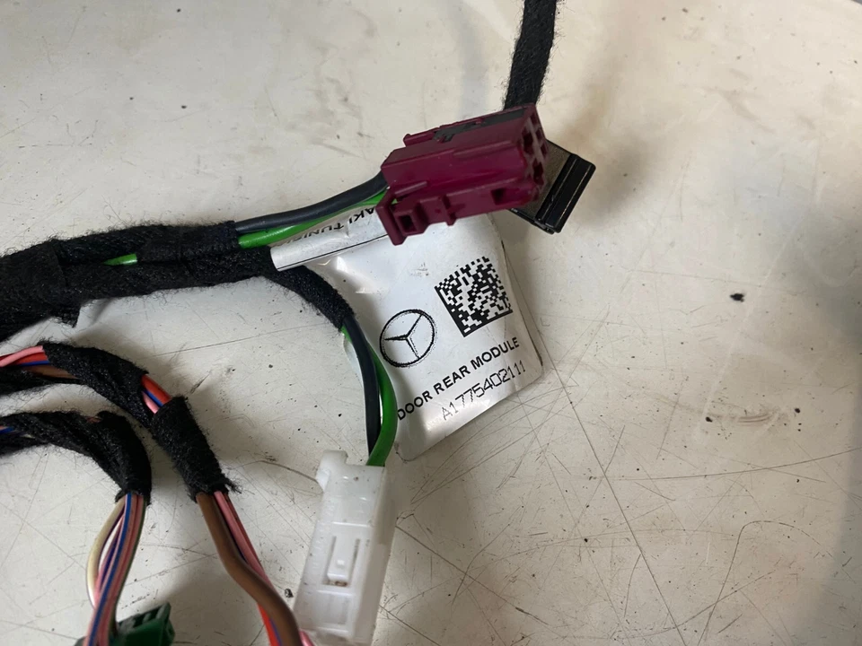 2019 MERCEDES A CLASS A200 W177 REAR DOOR WIRING LOOM A1775402111 - Image 3 of 4