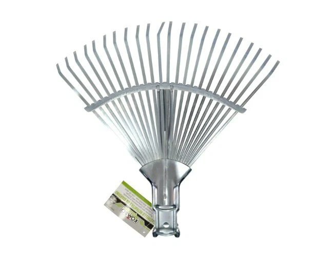 KOMBO Scopa Rastrello Foglie Regolabile per Giardinaggio Misura 380x380 mm a 22 denti