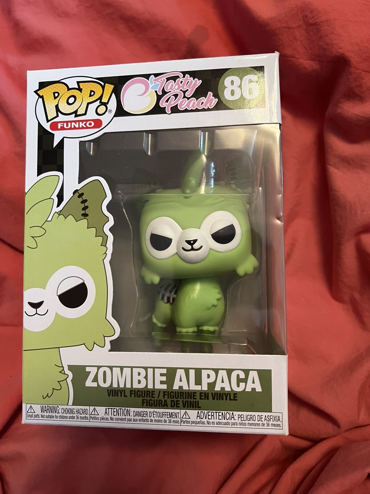 ¡Nuevo En Caja Funko Pop! Figura De Vinilo Zombie Alpaca 86 Sabrosa Melocotón