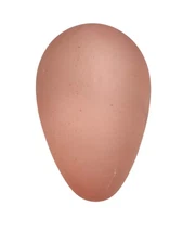 Vintage Stone Or Crystal Egg Shaped Pink Paper Weight 