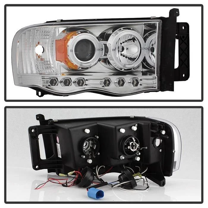 For Dodge Ram 1500 02-05 Headlights Signature Series Driver & Passenger Side - Imagem 3 de 4
