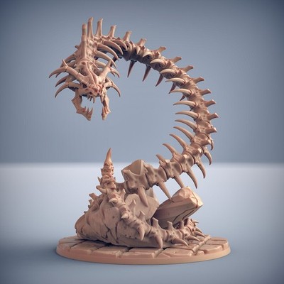Artisan Guild-  Maneater Bone Naga (Tabletop & Rollenspiel Resin Miniatur)