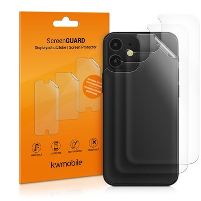 Schutzfolie Rückseite für Apple iPhone 12 mini Smartphone Folie Schutzfolie Glas