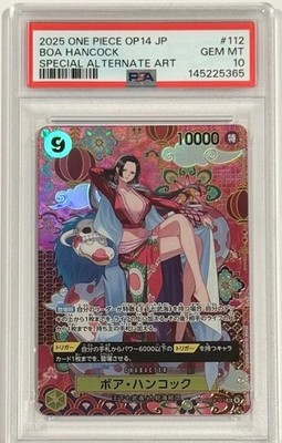 2025 One Piece Boa Hancock OP14-112 Special Alternate Art PSA 10