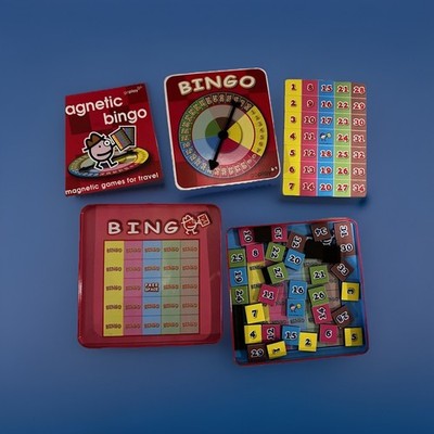 Magnetic Bingo Travel Game - Great Table or Travel Game for Hours of Fun! Goplay