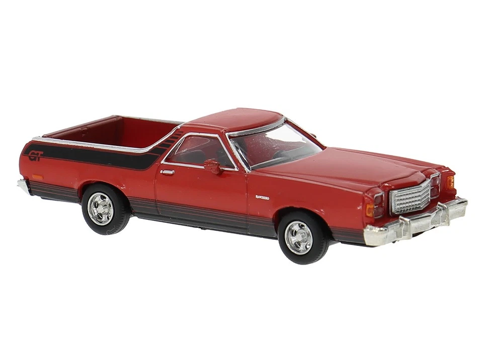 Brekina 18225 Ford Ranchero GT, rot, Bj.1977, 1:87, NEU - Modellauto - Bild 1 von 1
