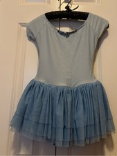 Dance Theatricals Tutu Dress Costume Blue Tulle Ballet Girls Dance est size 4-5