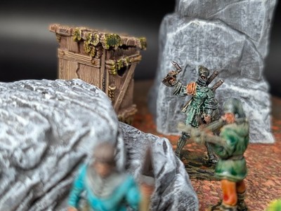 Well painted rogue/ninja/assassin ''Hoshi'' d&d fantasy miniature
