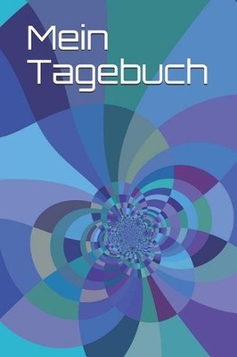 Mein Tagebuch: Liniert - 120 Seiten - F?r Notizen und Erinnerungen - Motiv: Blau