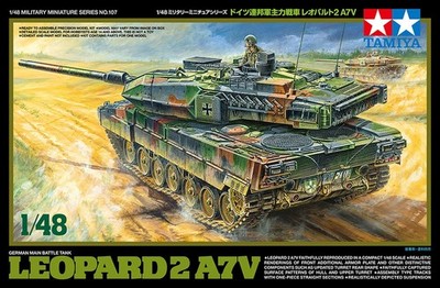 Tamiya 32607 Leopard 2 A7V 1/48 Scale Plastic Model Kit