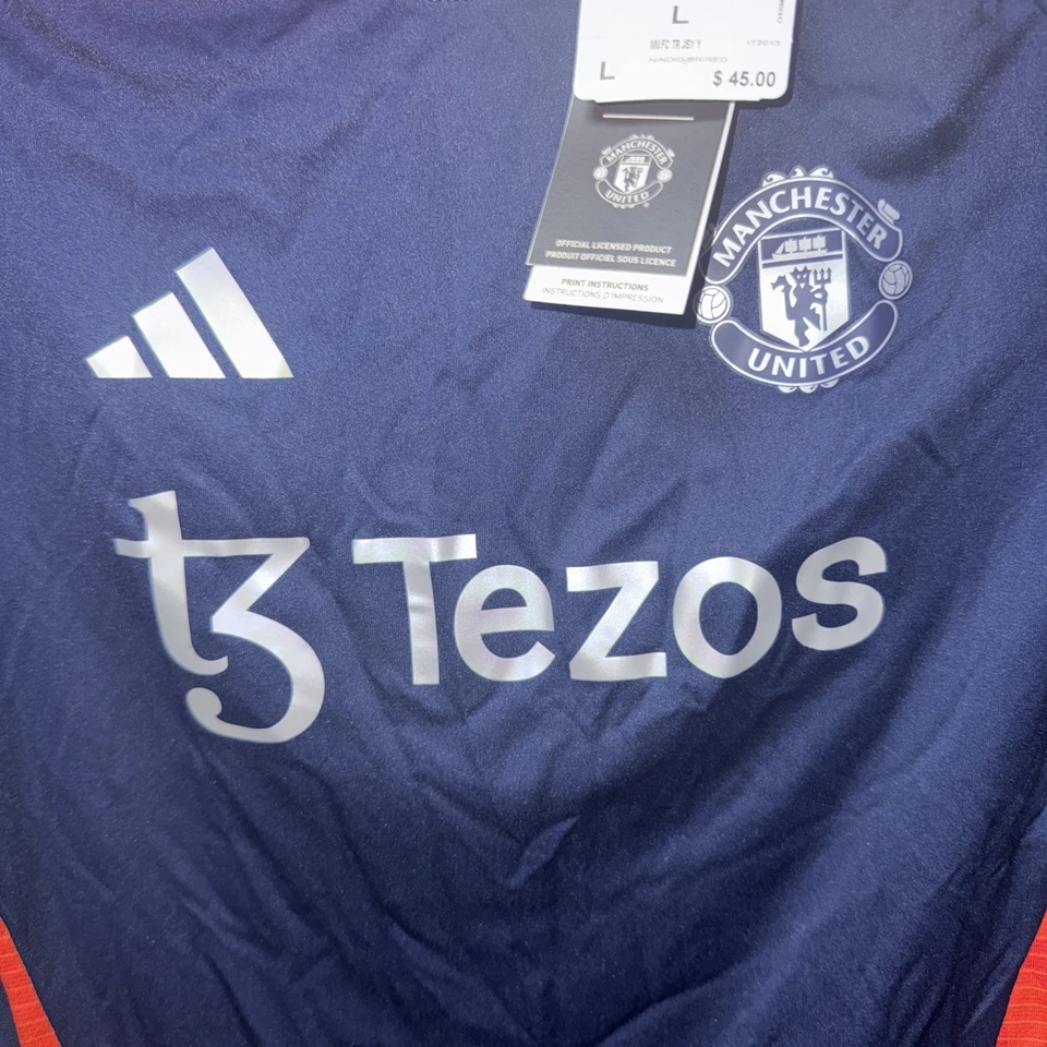 阿迪达斯曼联足球球衣13-14青少年,儿童大号 — 第 2/4 张图片