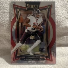 2024 Panini Select Michael Penix Jr. RC Silver Concourse Level Base Rookie SP 80
