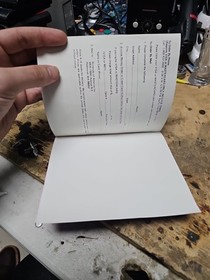 Zapper Orange Gun Nintendo NES Instruction Manual Only