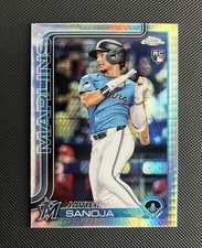 2025 Topps Chrome - Javier Sanoja #76 Prism Refractor (RC)