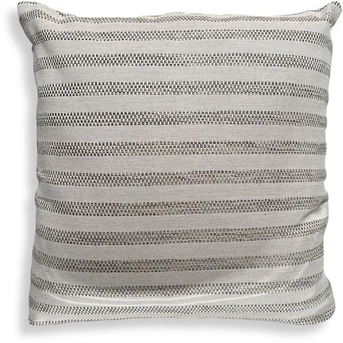 Uttermost 64068 Basket Stripe 20 inch Flax Outdoor Pillow - Picture 1 of 3