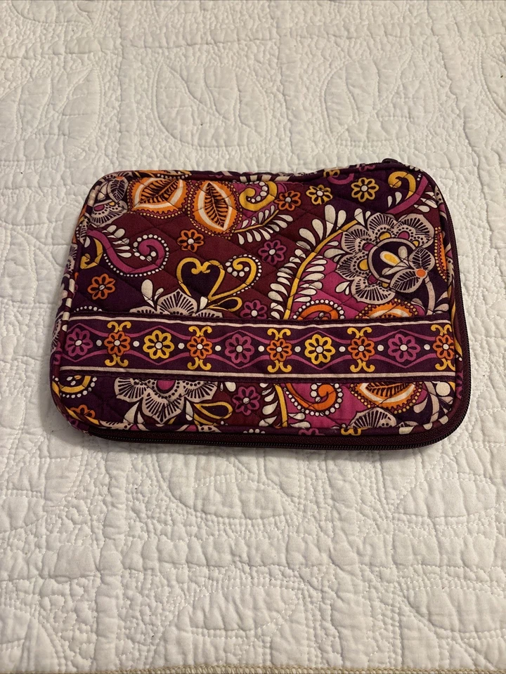 Vera Bradley Tablet Cover Case Quilted Ipad Sleeve 9x7 Safari Sunset Retired - Image 2 of 4