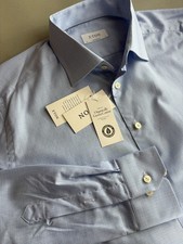 NWT Eton Contemporary Fit Dress Shirt Size 43 / 17 Bs77