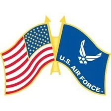 USA Flag U.S. Air Force Hat/Lapel Pin - Official Licensed -