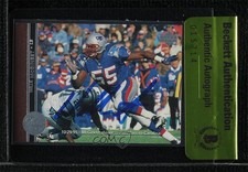 BAS 1996 Upper Deck Willie McGinest #300 Seal of Authenticity Auto 3c7