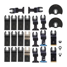 27 × PCS MULTITOOL OSCILLATING SAW BLADES METAL CUTTING SAW BLADES KIT