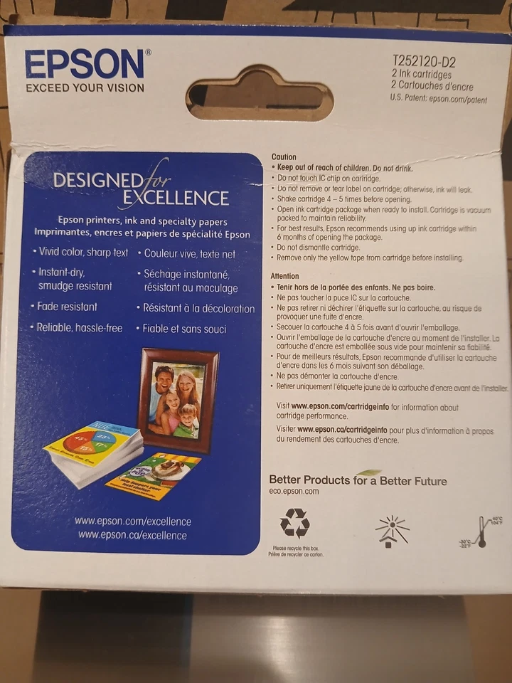 Espon 252 Standard Capacity Black Ink 2 Pk - Image 2 of 4