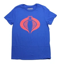 G.I. Joe GI Joe New Adult T-Shirt - Red Cobra Logo Commander Costume Shirt