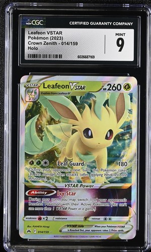 Leafeon VSTAR graded CGC 9 for sale on eBay