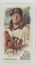 2019 Topps Allen & Ginter Mini No Number /50 Dereck Rodriguez #199 0b0
