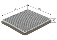 Innenraumfilter Bosch 1 987 435 565 Aktivkohlefilter FüR Chevrolet Spark M300