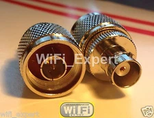 N Male Jack to BNC Female plug RF coaxial Adapter RF Connector USA