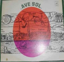 Riga Chamber Choir Ave Sol LP 33 RPM Yellow Labels Melodiya Vinyl 1972 EX