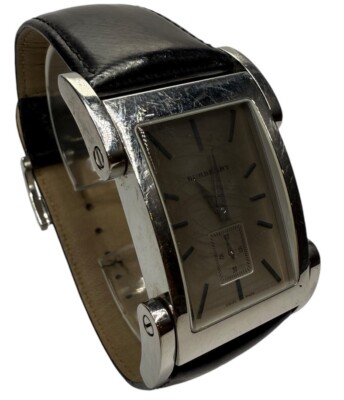 Burberry Tank Men's Watch BU1100 25mm Quartz Rectangle