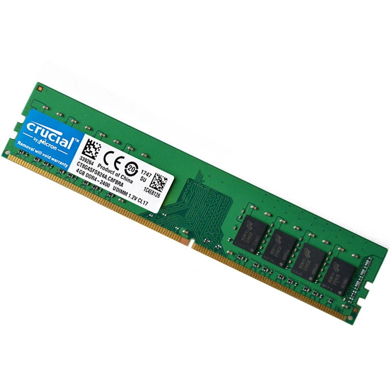 Crucial DDR4 16 GB 8 GB 4 GB 2400 PC4-19200 288 pines memoria de escritorio atenuación RAM 1,2 V Foto 2 de 4