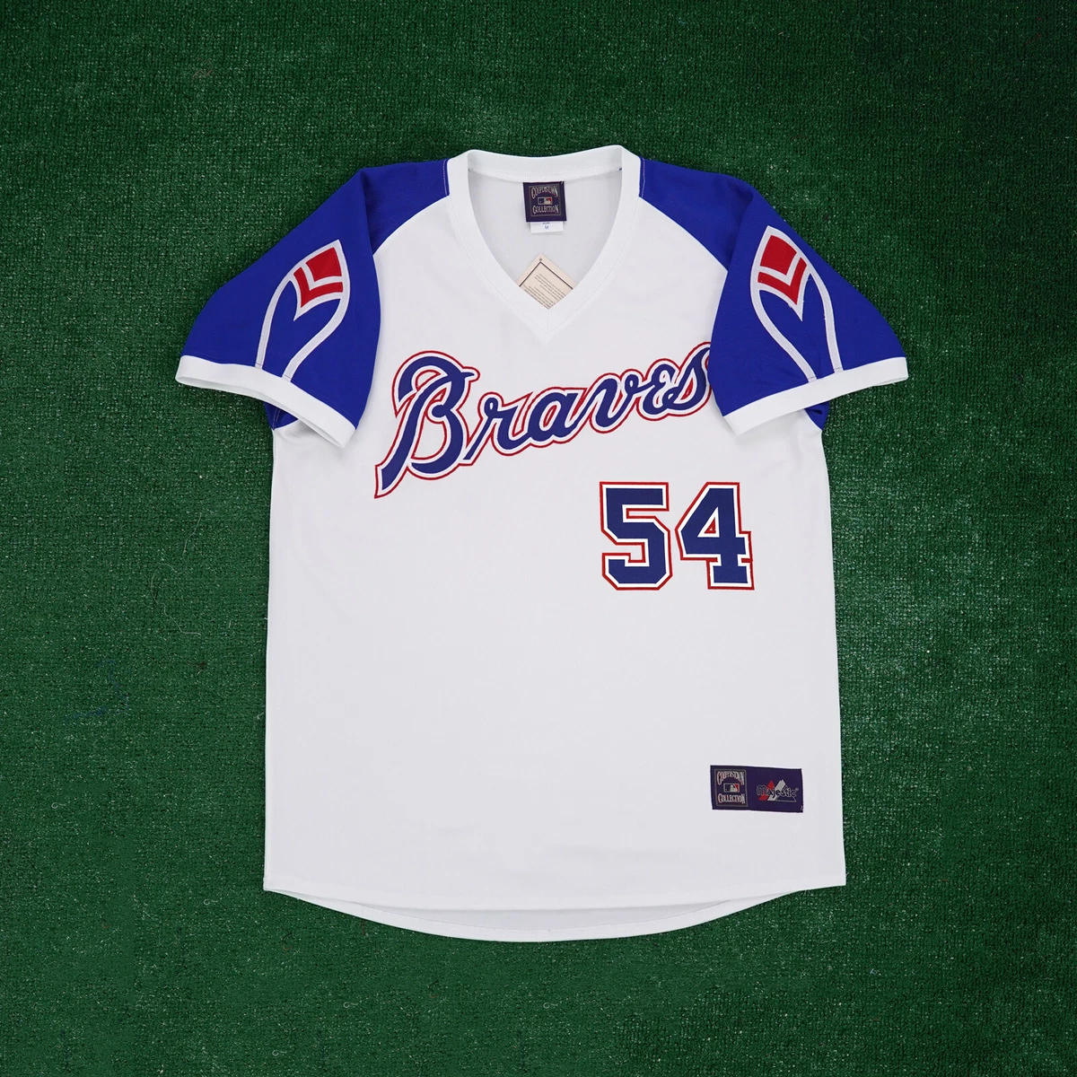 Nike Men's Atlanta Braves Home White Blank Replica Team Jersey