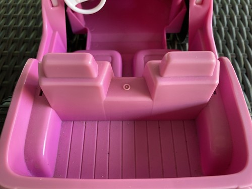 Vintage Barbie Pink Dune Buggy Jeep 4x4 Push Toy 1994 Mattel - Picture 10 of 12