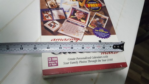 Amazing Calendar Maker swift software- CD ROM windows 95 or higher NEW - 第 19/20 張圖片