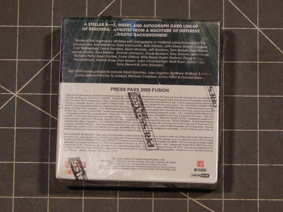 2009 10 Press Pass Fusion Multi Sport Basketball Hobby Box NBA POSSIBLE Curry - Image 2 of 3