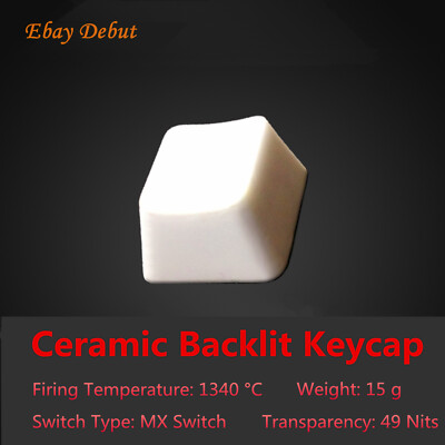 Ceramic Backlit Keycap Artisan R4 OEM Key Caps For Cherry MX Mechanical Keyboard