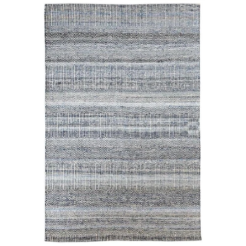 Uttermost Bolivia 60x96" Contemporary Hand-woven Wool Rug in Denim Blue - Picture 1 of 3